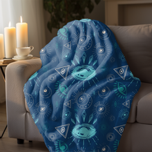 Load image into Gallery viewer, The eye Velveteen Plush Blanket
