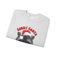 Load image into Gallery viewer, Sorry Santa... I&#39;ve been feral Unisex Crewneck Sweatshirt
