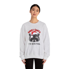 Load image into Gallery viewer, Sorry Santa... I&#39;ve been feral Unisex Crewneck Sweatshirt
