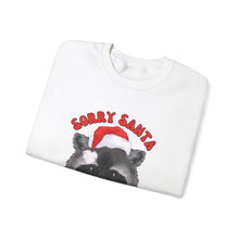 Load image into Gallery viewer, Sorry Santa... I&#39;ve been feral Unisex Crewneck Sweatshirt
