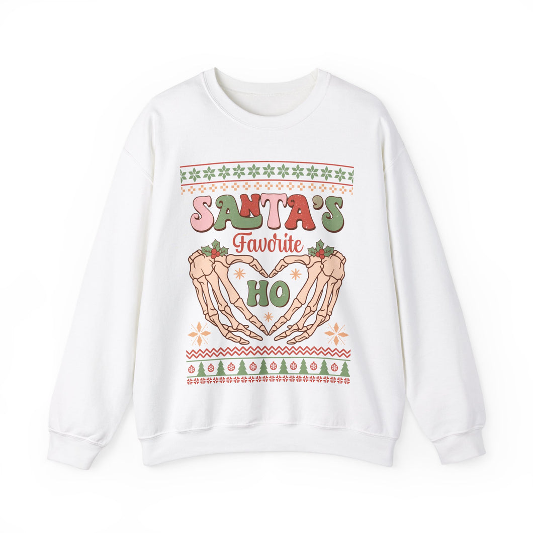 Santa's Favorite HO Unisex Crewneck Sweatshirt