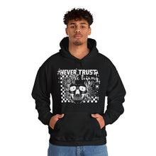 Load image into Gallery viewer, Never Trust the Living Hooded Sweatshirt
