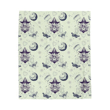 Load image into Gallery viewer, Lunar Witch Velveteen Plush Blanket
