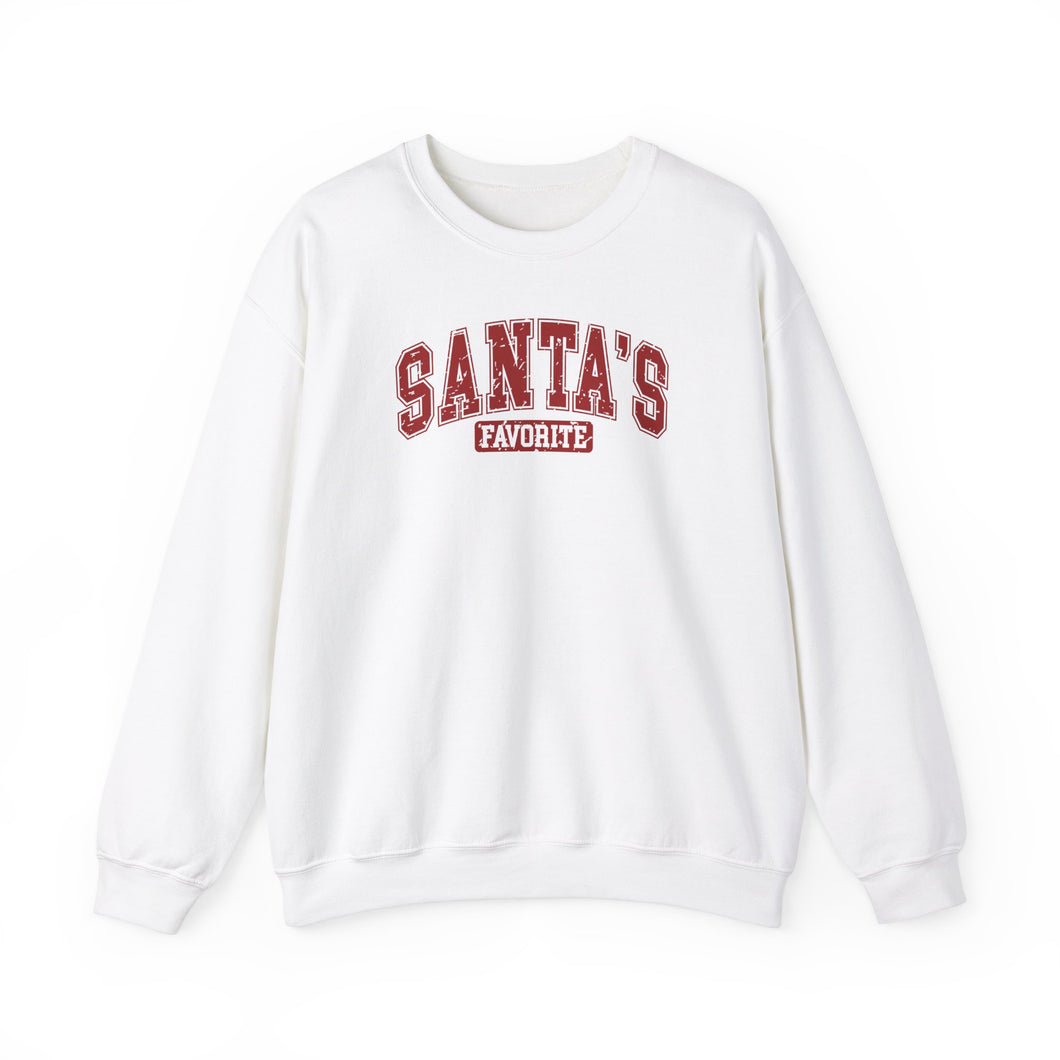 Santa's Favorite Unisex Crewneck Sweatshirt