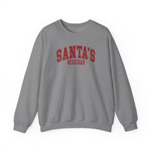 Load image into Gallery viewer, Santa&#39;s Favorite Unisex Crewneck Sweatshirt
