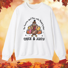 Load image into Gallery viewer, Thick and Juicy Unisex Crewneck Sweatshirt
