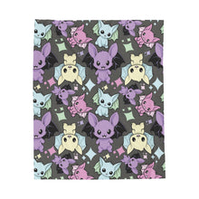 Load image into Gallery viewer, Frickin Bats Velveteen Plush Blanket
