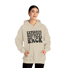 Load image into Gallery viewer, Expensive Difficult and Talks Back Hooded Sweatshirt
