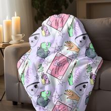 Load image into Gallery viewer, Witch Velveteen Plush Blanket
