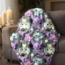 Load image into Gallery viewer, Frickin Bats Velveteen Plush Blanket
