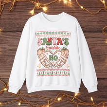 Load image into Gallery viewer, Santa&#39;s Favorite HO Unisex Crewneck Sweatshirt
