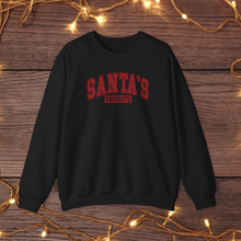 Load image into Gallery viewer, Santa&#39;s Favorite Unisex Crewneck Sweatshirt
